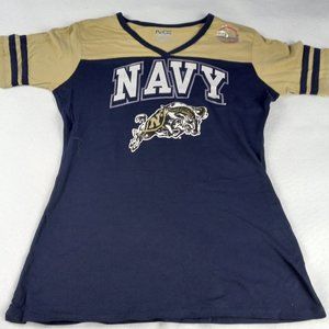 Women's Navy University Large 11/13 Short-Sleeve Shirt